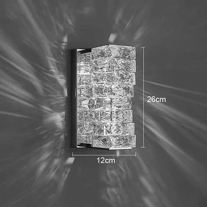 Applique Murale en Cristal  Doré – Élégance Moderne   Luxe  Raffinement             Avis | 4.9     26 évaluations   Venant tous d'achats vérifiés