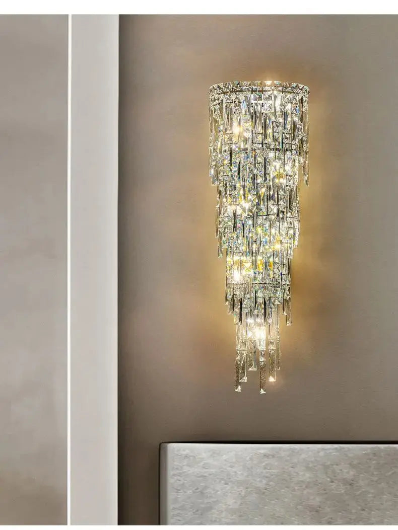 💎 Applique Murale en Cristal – Élégance et Lumière de Prestige

Apportez une touche de luxe à votre intérieur avec cette applique murale en cristal moderne, parfaite pour les hôtels, villas, duplex, couloirs ou sal