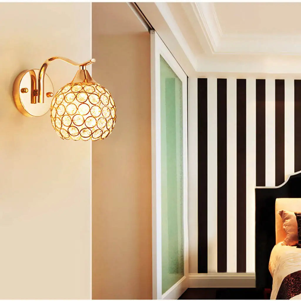 Applique Murale Cristal Design – Lampe Murale Élégante pour Chambre ou Salon