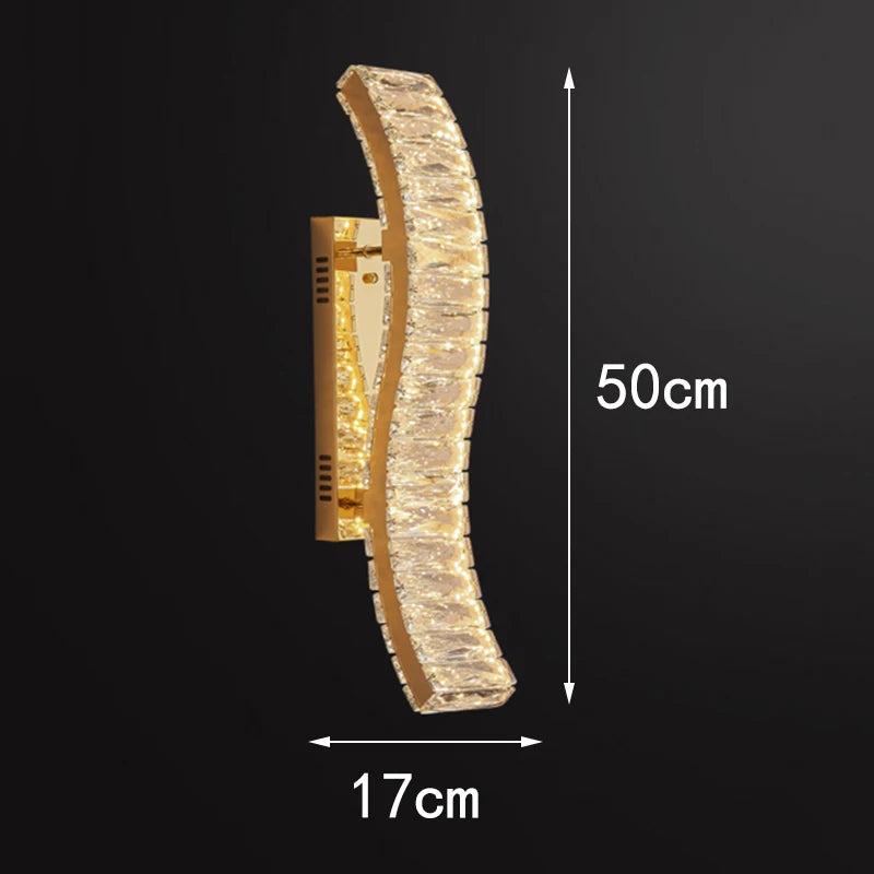 STYLE ELEGANT  HAUT DE GAMME 

"Éclat de Cristal – L’Applique Murale qui Sublime Votre Intérieur"

"Lumière de Luxe : Brillance, Élégance et Technologie LED"

"Faites Scintiller Vos Murs avec le Charme du Cristal"

"