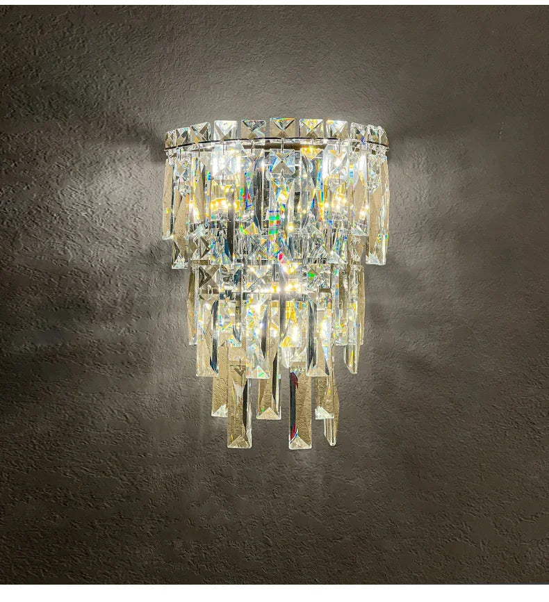 💎 Applique Murale en Cristal – Élégance et Lumière de Prestige

Apportez une touche de luxe à votre intérieur avec cette applique murale en cristal moderne, parfaite pour les hôtels, villas, duplex, couloirs ou sal