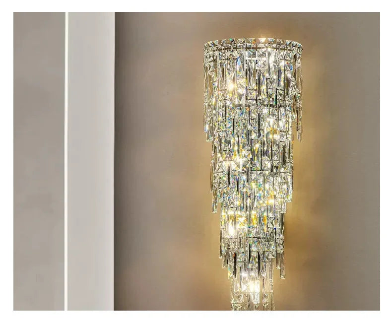 💎 Applique Murale en Cristal – Élégance et Lumière de Prestige

Apportez une touche de luxe à votre intérieur avec cette applique murale en cristal moderne, parfaite pour les hôtels, villas, duplex, couloirs ou sal