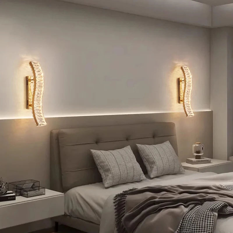 STYLE ELEGANT  HAUT DE GAMME 

"Éclat de Cristal – L’Applique Murale qui Sublime Votre Intérieur"

"Lumière de Luxe : Brillance, Élégance et Technologie LED"

"Faites Scintiller Vos Murs avec le Charme du Cristal"

"